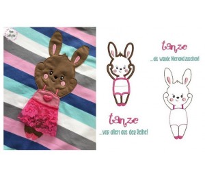 Stickdatei - zARTbesaitet - Hasi Ballerina